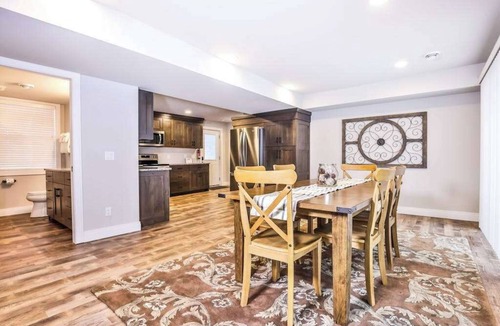 Manitowish Waters House | Updated, tree-lined home on the snowmobile trail with gas fireplace & firepit