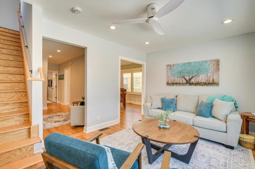 2 Mi to Northwestern: Updated Home w/Game Room!