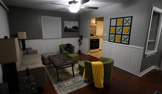20mins from beach, 10guests/WIFI/1.2 baths/ping pong/pool table/treadmill