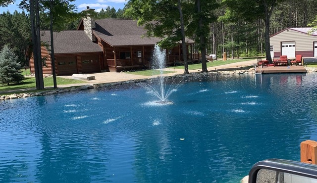 Authentic log cabin on expansive private land—ideal for solitude or adventure