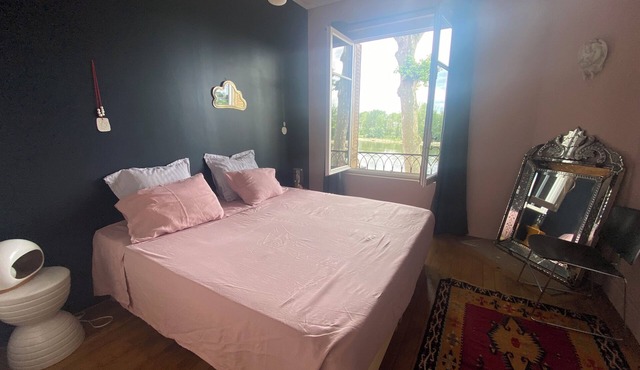 Balcony with Loire view Car park 50m away Pets welcome