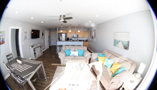 Beach Condo downtown St. Joseph Waterfront District. Five Stars!