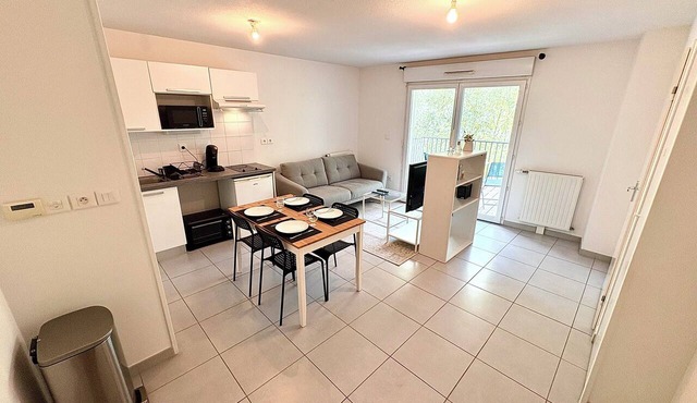 Beautiful apartment with terrace in central Nantes