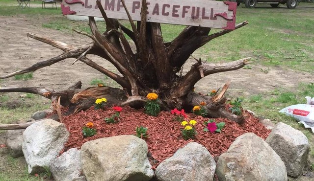 Beautiful campground on the pine river in Vestaburg for a peaceful getaway