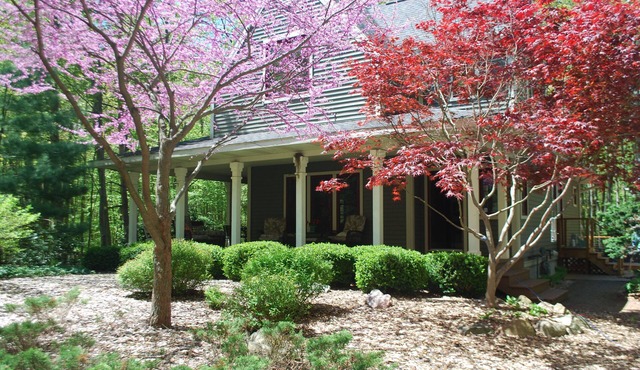 Beautiful home in Picturesque setting just steps from Lake Michigan!