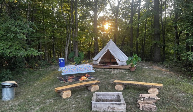Bell Tent Under the Stars