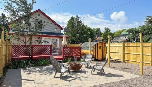 Big Bay Getaway - Outdoor sauna and extra parking for snowmobiles & trailers!