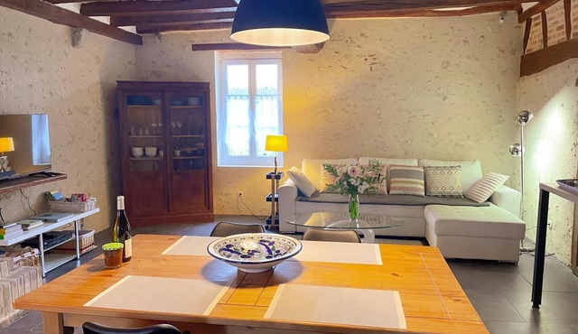 Charming Gîte with Fireplace, A/C, WiFi, and Large Garden in Serene Loire Valley Location