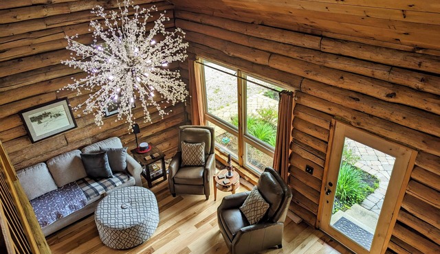 Charming hand built log-cabin in beautiful southeastern Wisconsin
