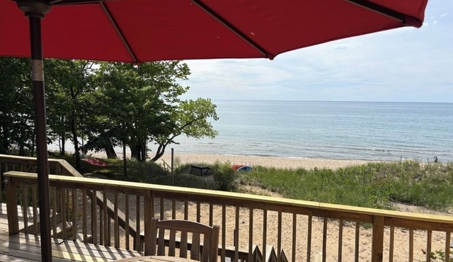 Charming, Renovated Lakefront Home with 100 feet of Private, Gorgeous Beach