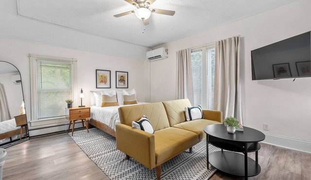 Enchanting Studio Apartment - Walk to Downtown - Laundry Area Included