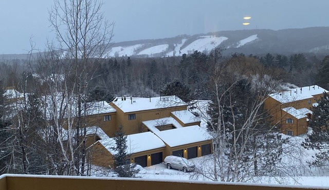 Fantastic view of The Highlands! Comfortable 2-bedroom w/loft condo. Come relax.