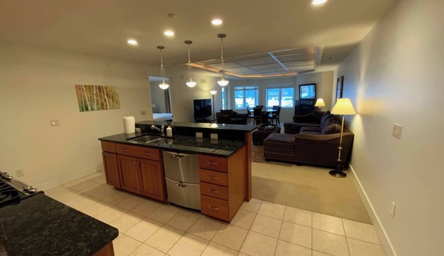 Fifth floor suite with views from balcony