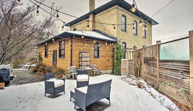 Historic Michigan Farmhouse w/Grill & Fire Pit!