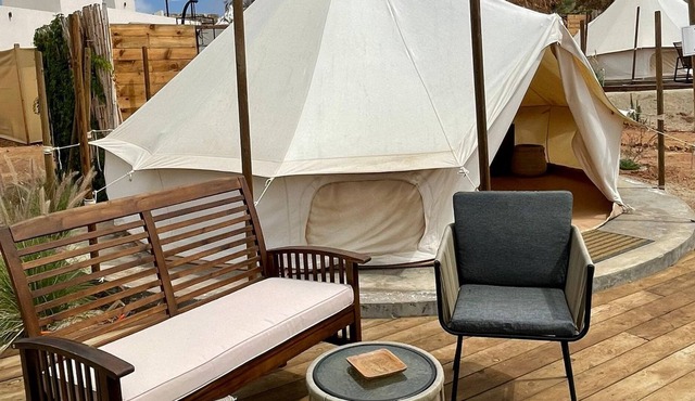 Jacuzzi/Pool/Private bathroom Valle de Guadalupe Star Tent in Ensenada