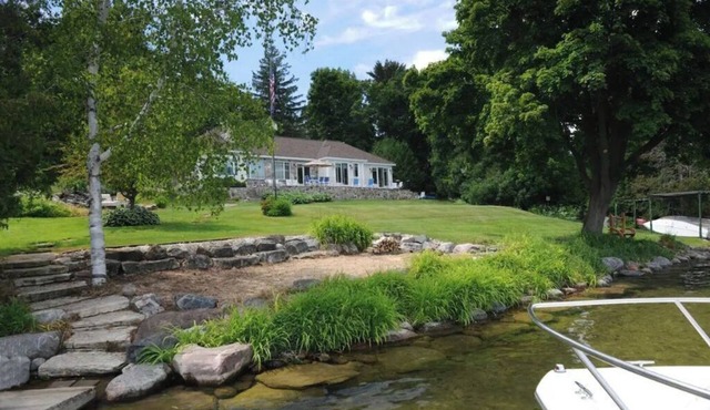 Lake Charlevoix Luxury Home; A Boat and Lake Lover’s Paradise on the Narrows