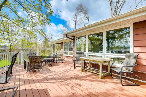 Lakefront Campbellsport Retreat w/Dock & Yard!