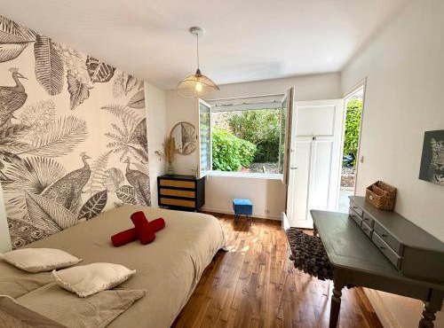Le Gurvand - Appartement à la gare avec jardin