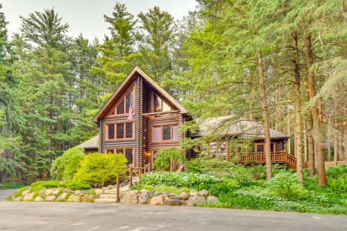 Magical Metamora Cottage w/Fire Pit, Pond, Deck!