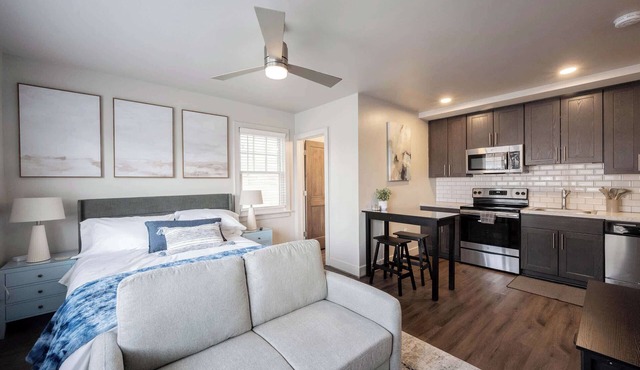 Modern Indy Studio Near Downtown & Mass Ave