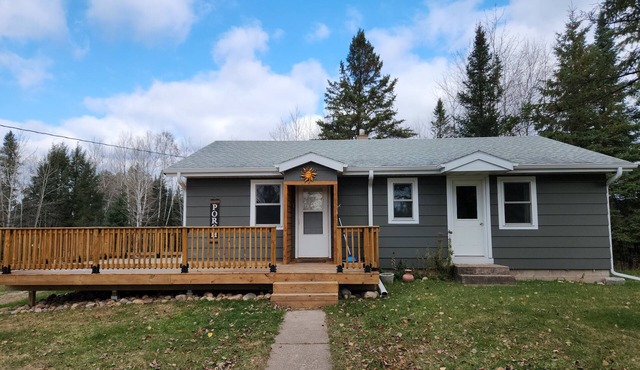Private getaway on 23 acres. Full access to snowmobile/UTV trails from property!