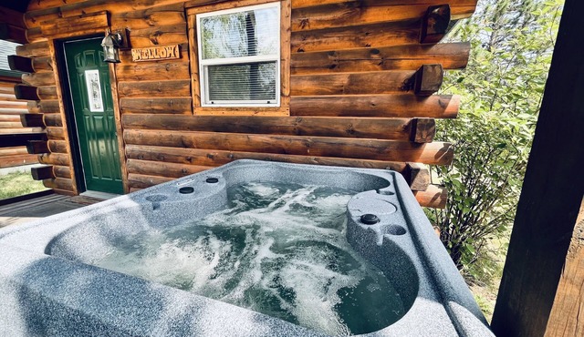 Recently renovated Log cabin with Hot tub!