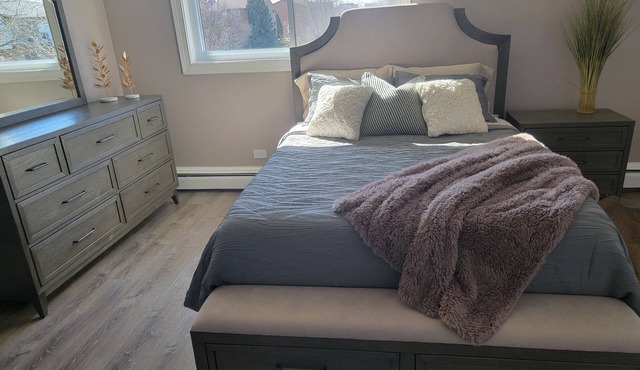 Renovated, with updated appliances and fully furnished with brand new furniture