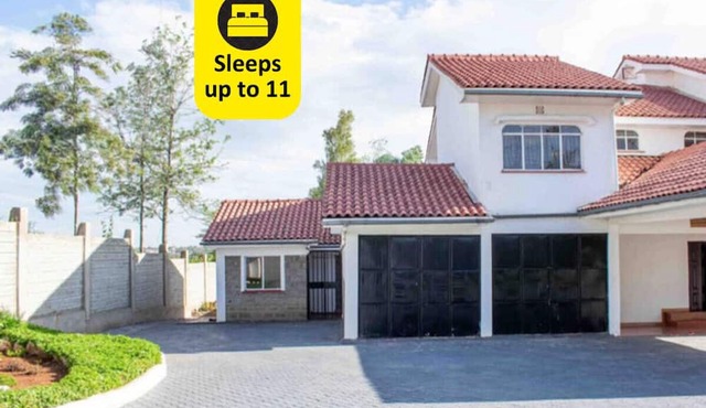 Serene 5BR Home with Jacuzzi and Garden in Mombasa Road
