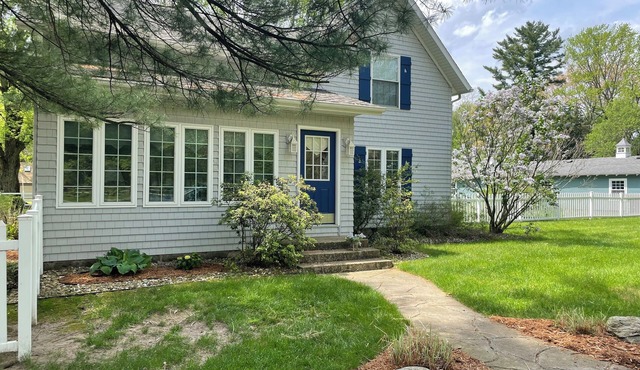 Spacious Clear Lake Retreat with private yard and great sandy beach.