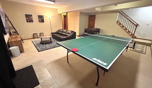 Spacious Deck & Balcony, Game Area, Garage