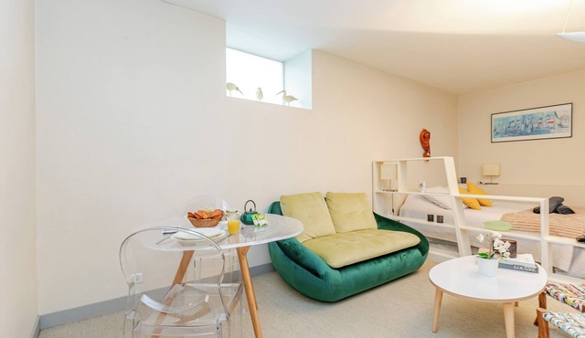 Spacious studio, chic and quiet, attractive Bon Marché district in Paris