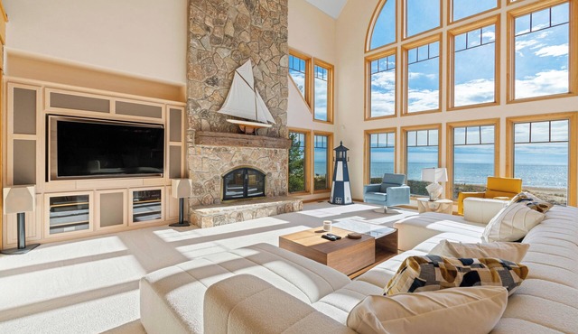 Stunning Luxury Home on the Sandy Beach Shores of Lake Michigan!