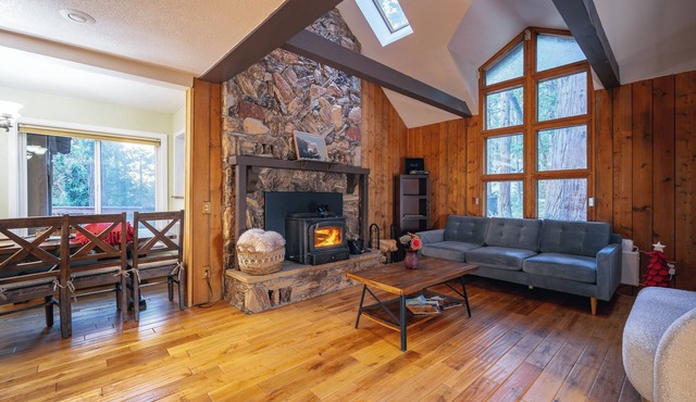Stunning Views 2 bedroom Cabin in wonderful Forest Falls w/strong WiFi in Forest Falls