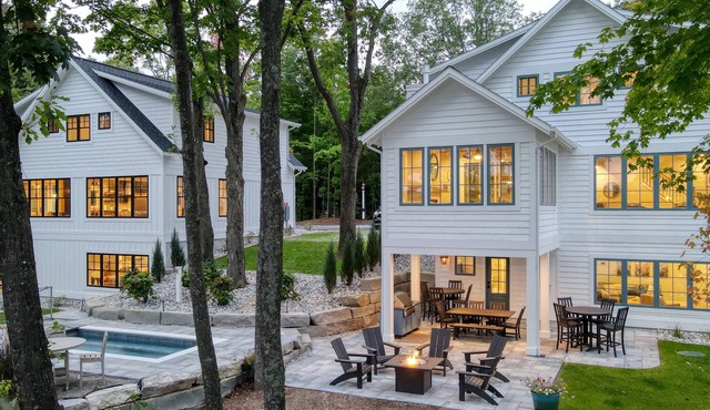 Traverse City Lakemore Resort, Side by Side Luxury Lakefront Homes on Arbutus Lk