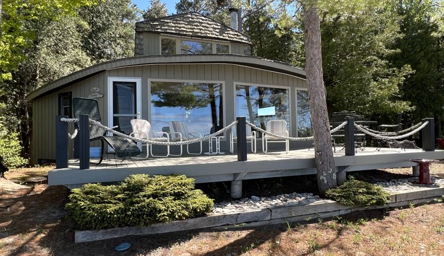 Unique Cabin with Private Beach on Lake Michigan