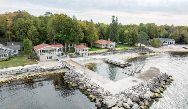 Waterfront Group Retreat · Sauna · Door County