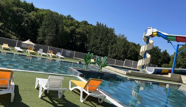 ZEcamping 3* toboggans piscine mobil-home TV LV 35m2 6 pers