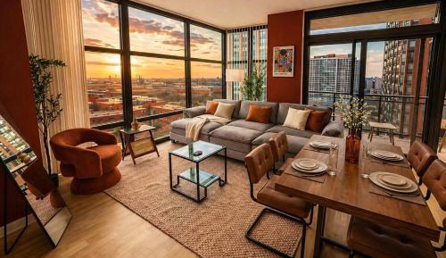 Two-Bedroom Apartment with Balcony