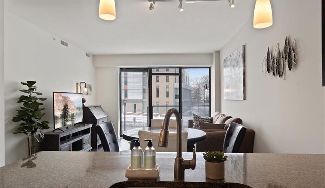 "Joy of Evanston" 1BDR, KING EXEC Suite, pool+Gym